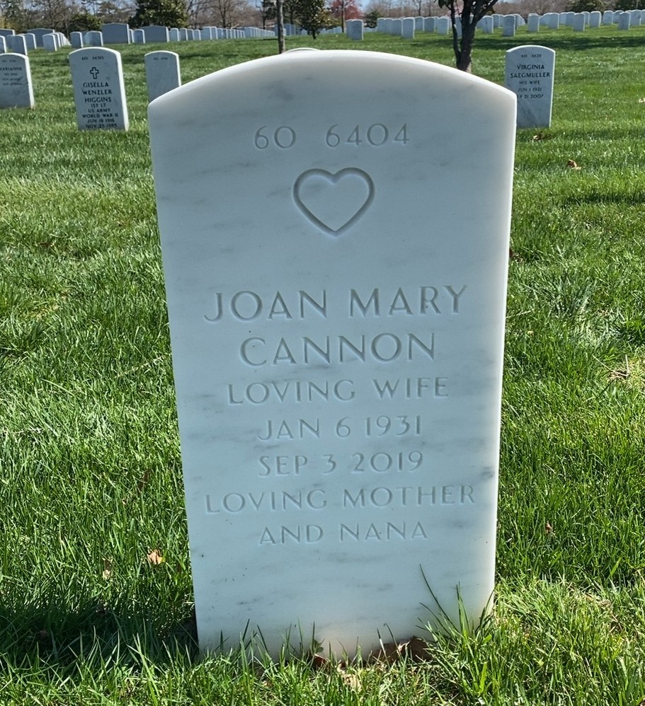 Back of headstone — William Martin