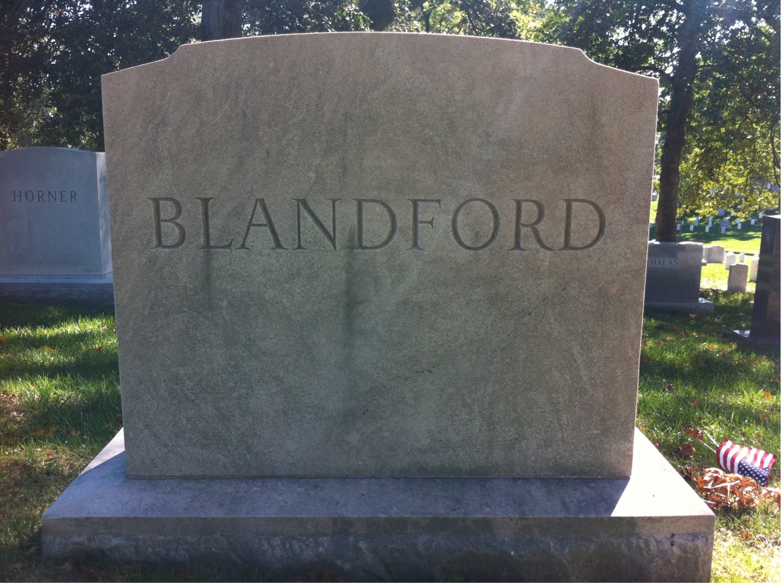 Headstone of William Blandford