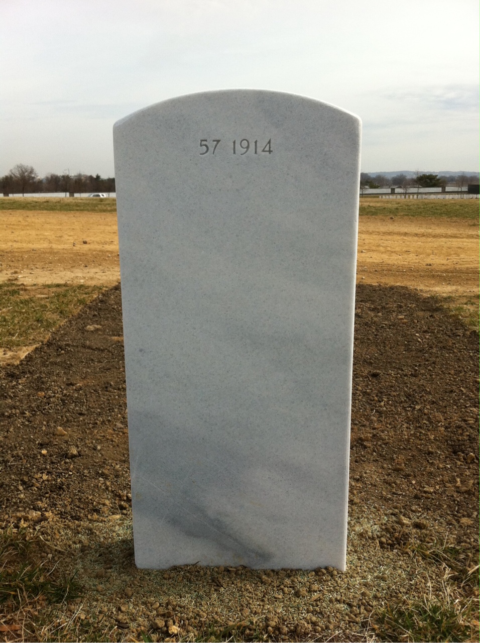 Back of headstone — Wesley Wayne Ford