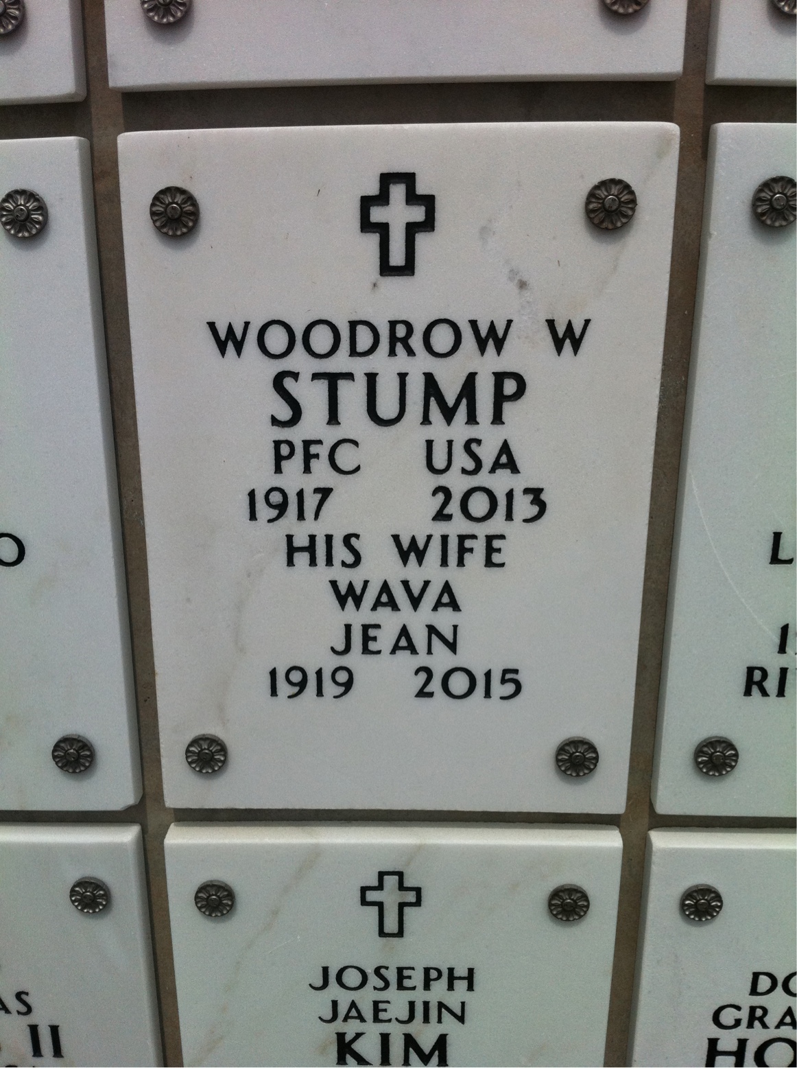 Woodrow W Stump