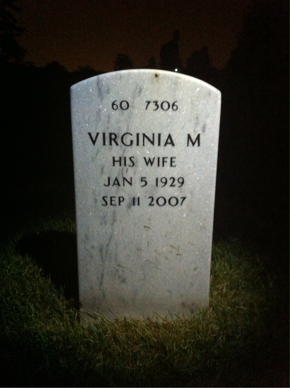 Back of headstone — Clement Dewitt