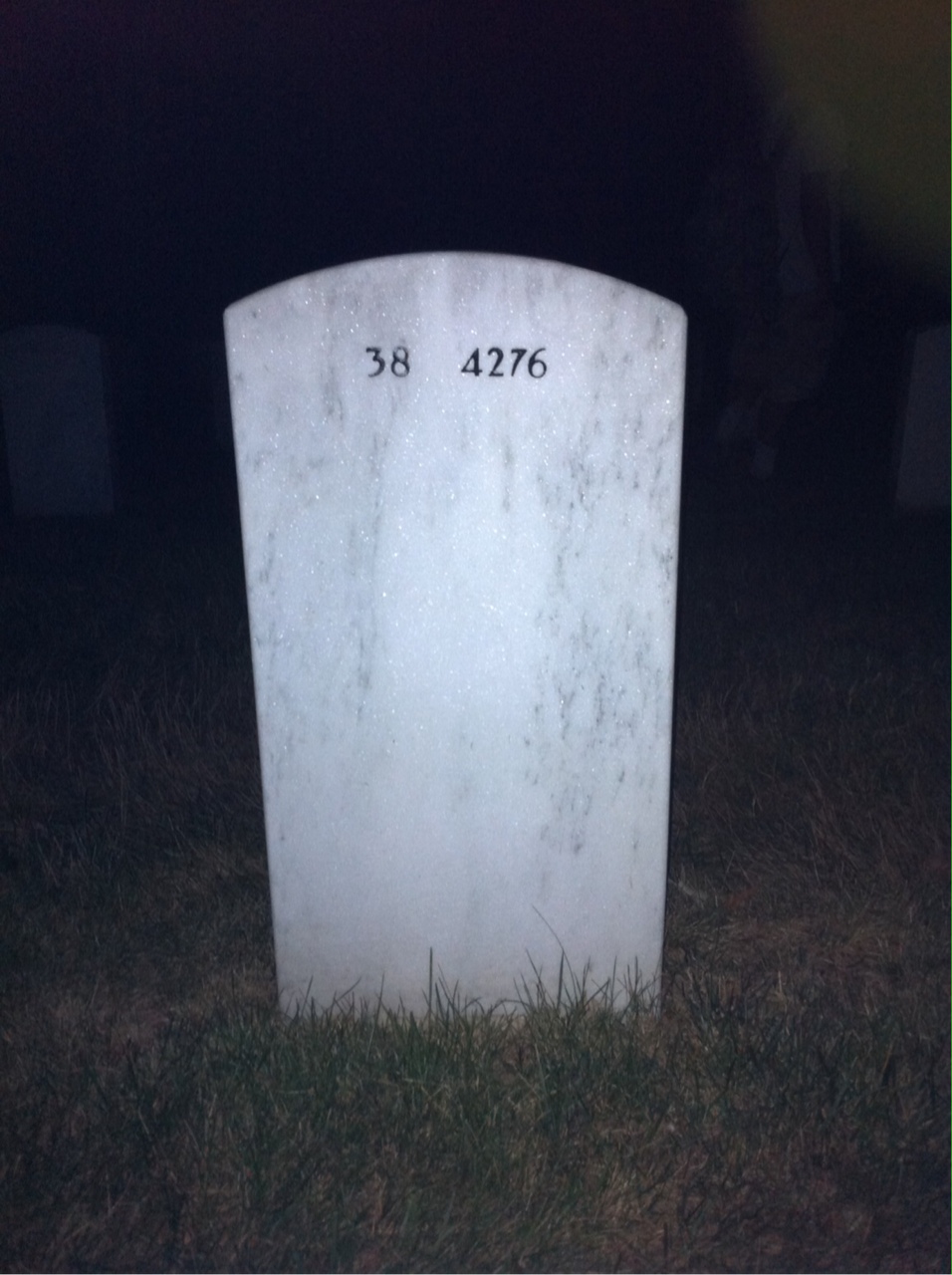 Back of headstone — Dilbri Aldrich
