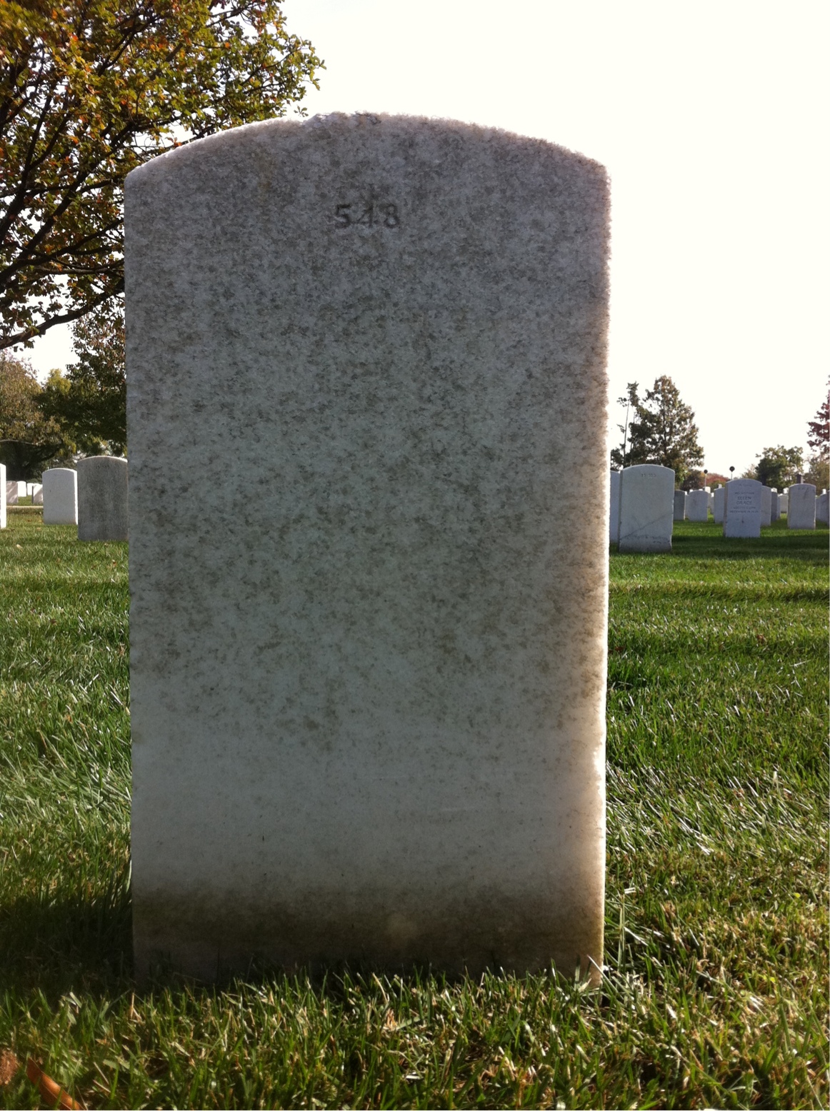 Back of headstone — John Miduski
