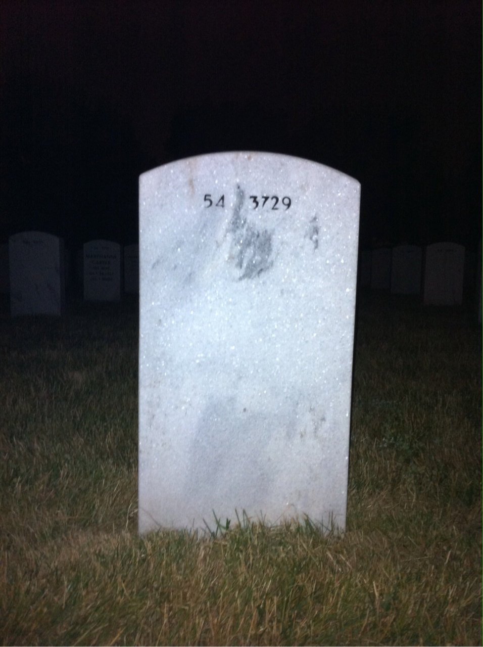 Back of headstone — Lawrence Eidsmore