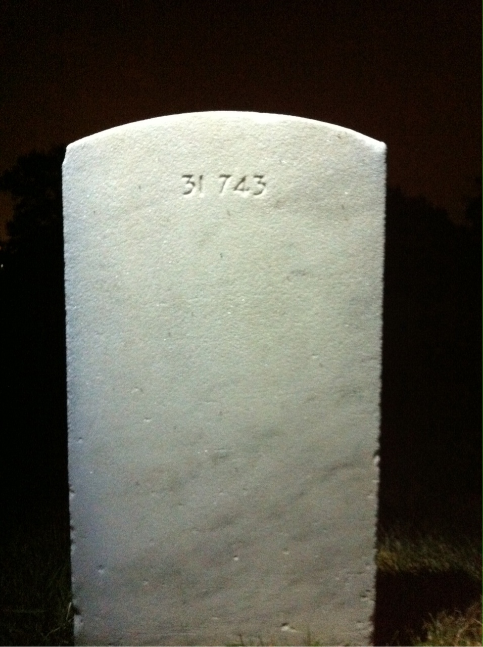 Back of headstone — George Argiropoulos