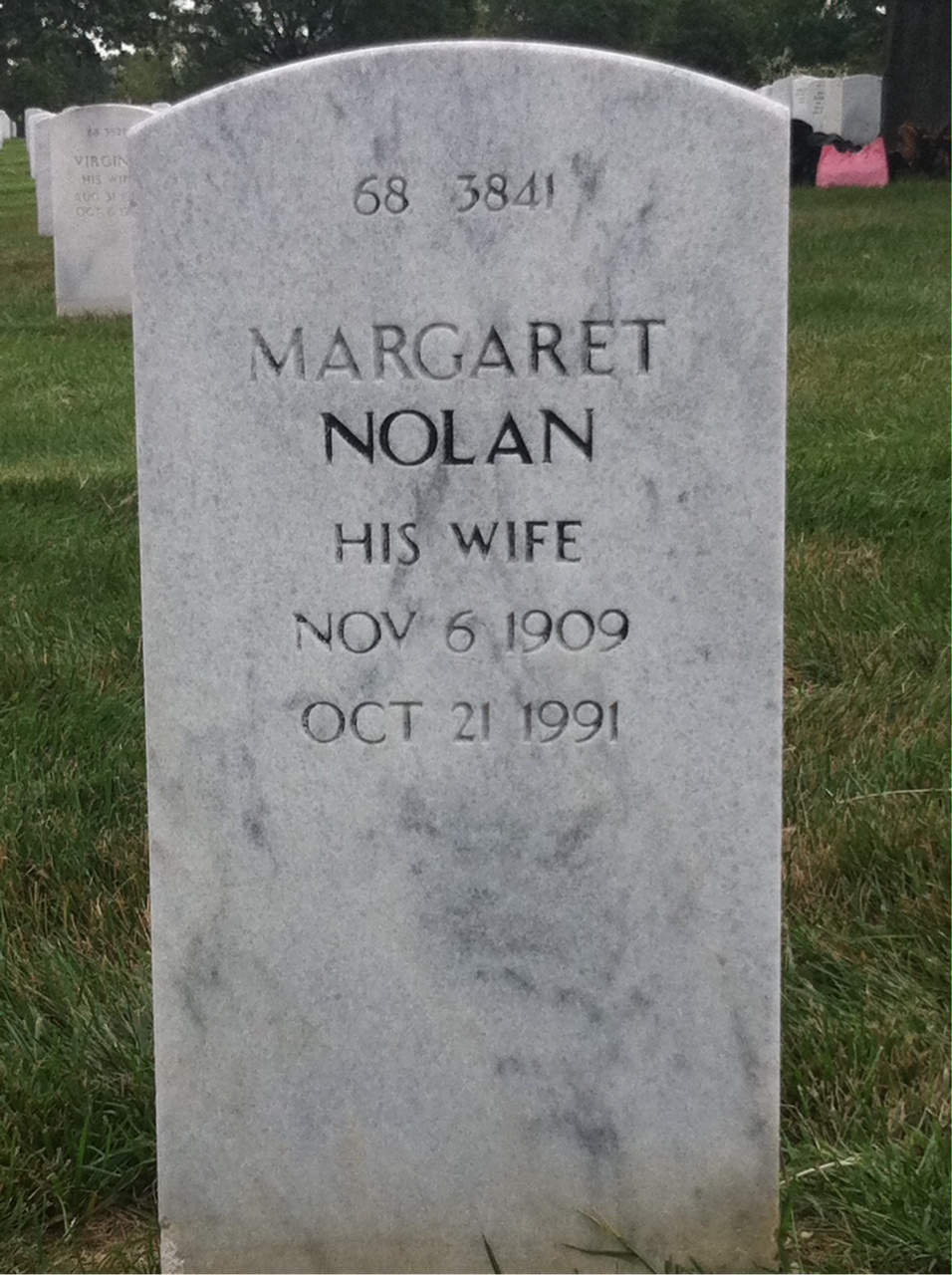 Back of headstone — Charles H Soehl