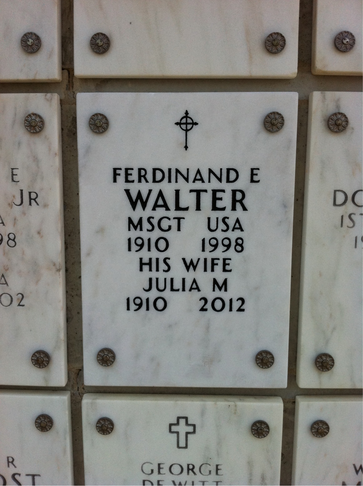 Ferdinand E Walter