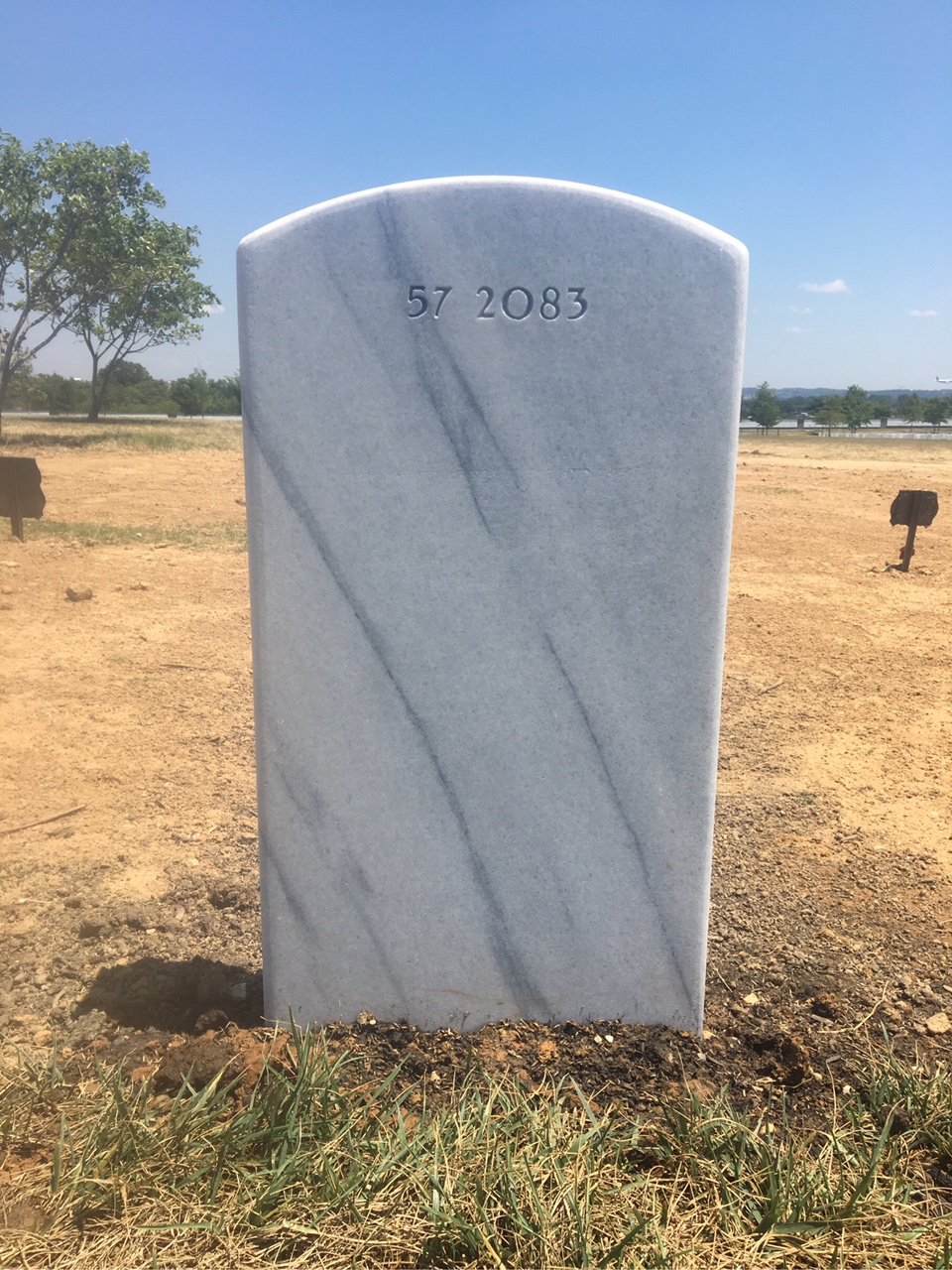 Back of headstone — James Murdock