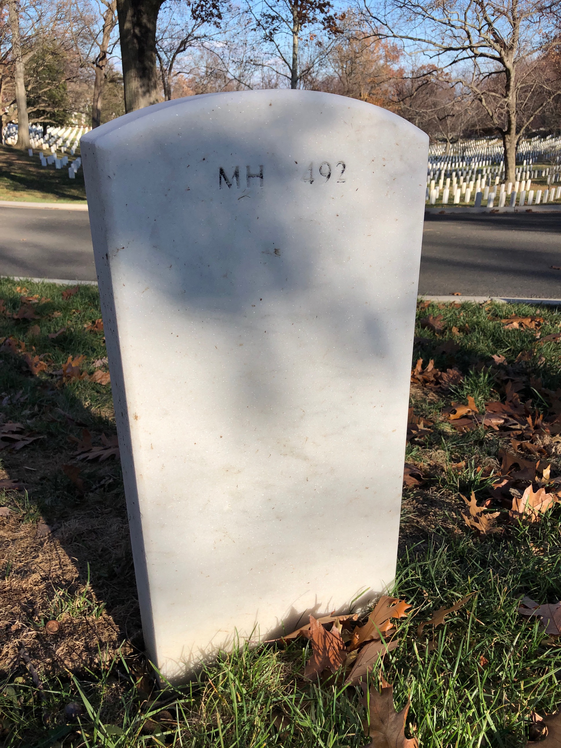 Back of headstone — Thomas Aloi