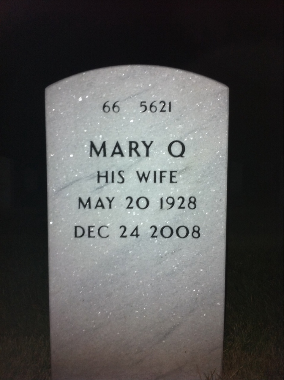 Back of headstone — Paul Gurchick