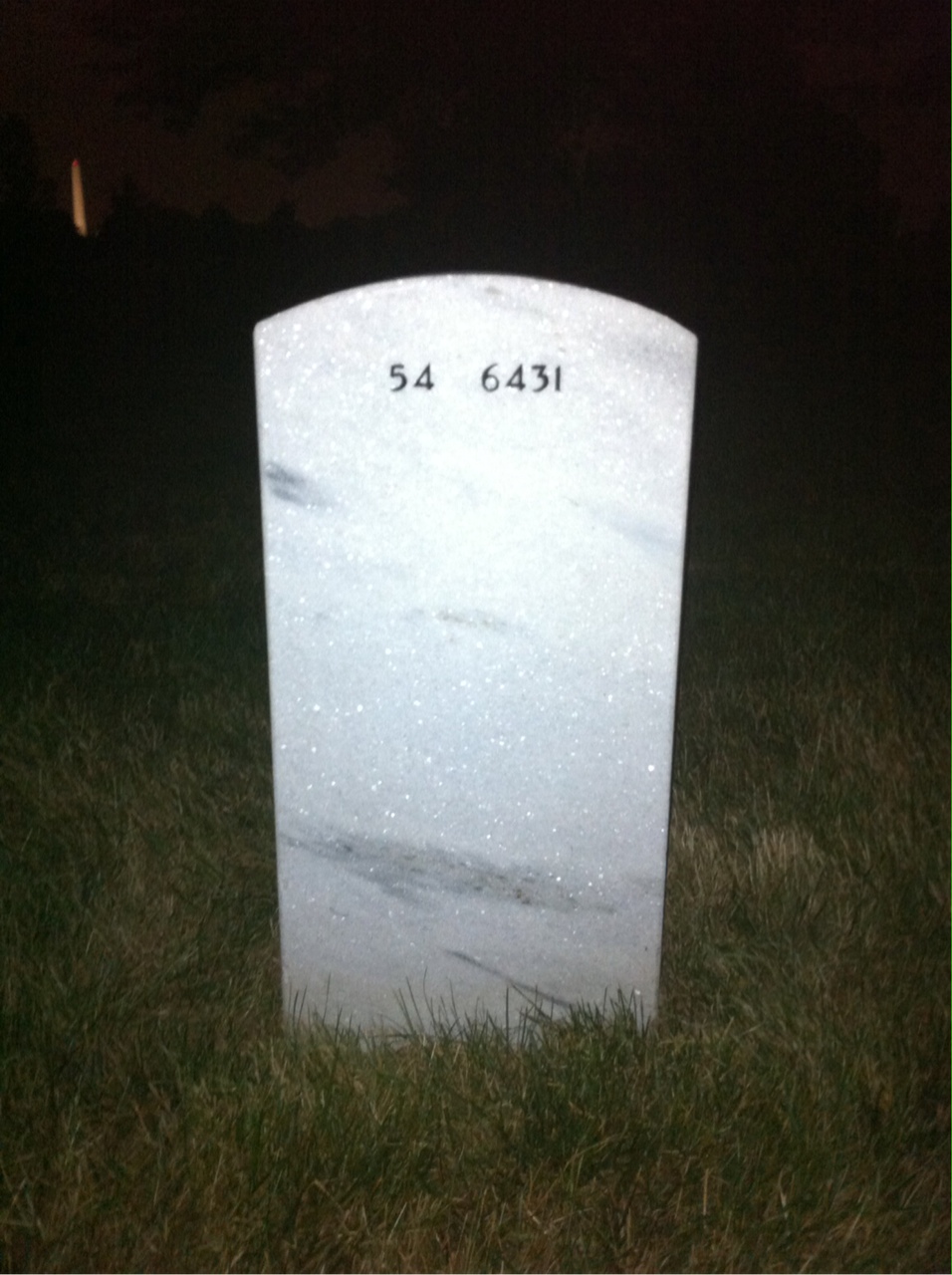 Back of headstone — Robert Reinicker