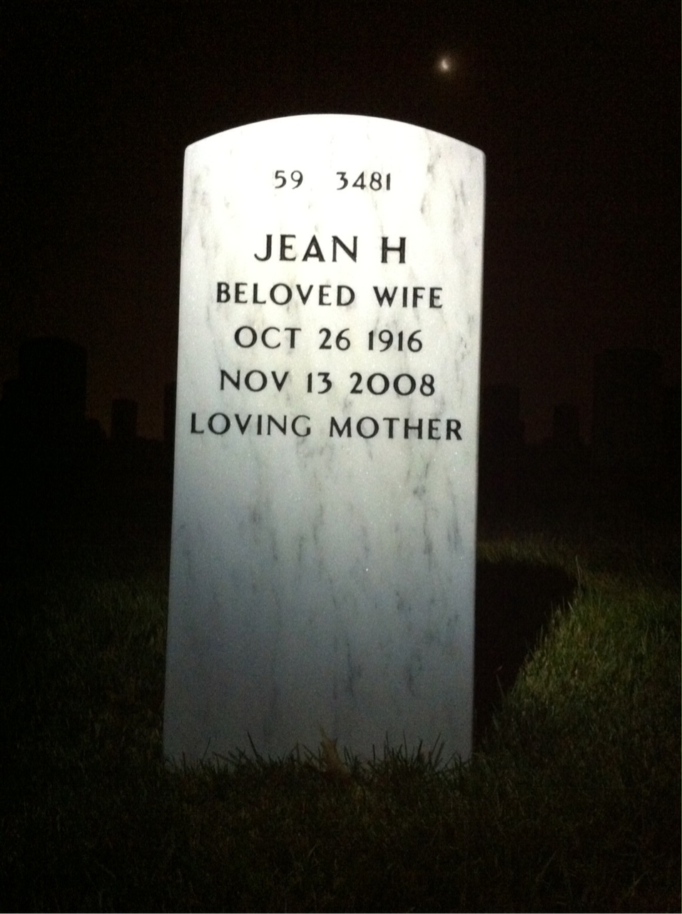 Back of headstone — William Pratt