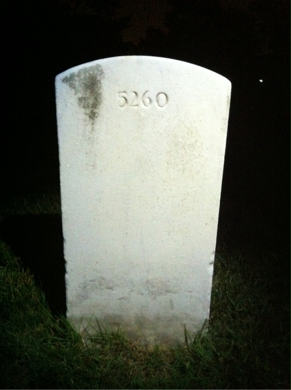 Back of headstone — Kent Mckenney