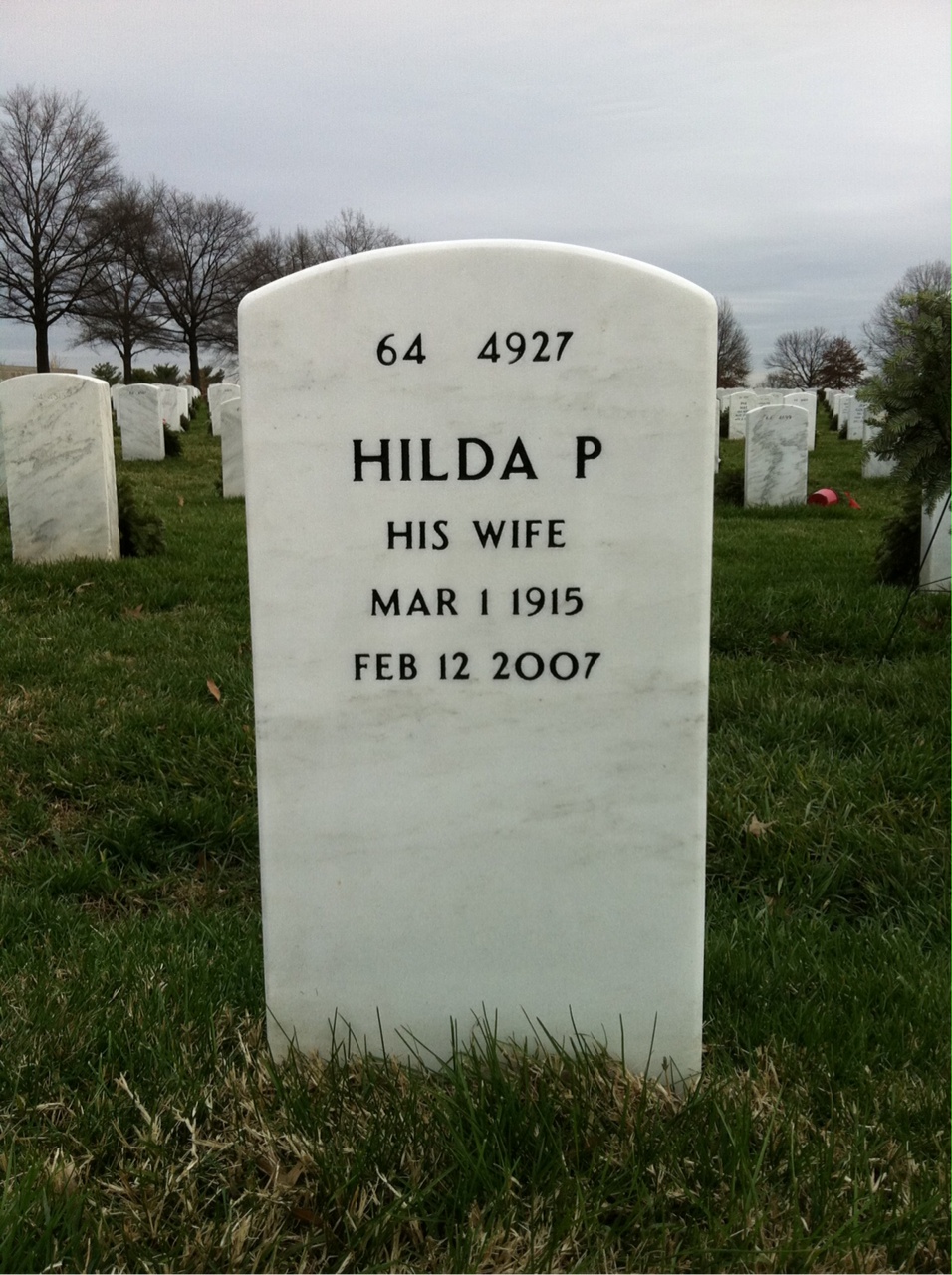 Back of headstone — Allen Futral