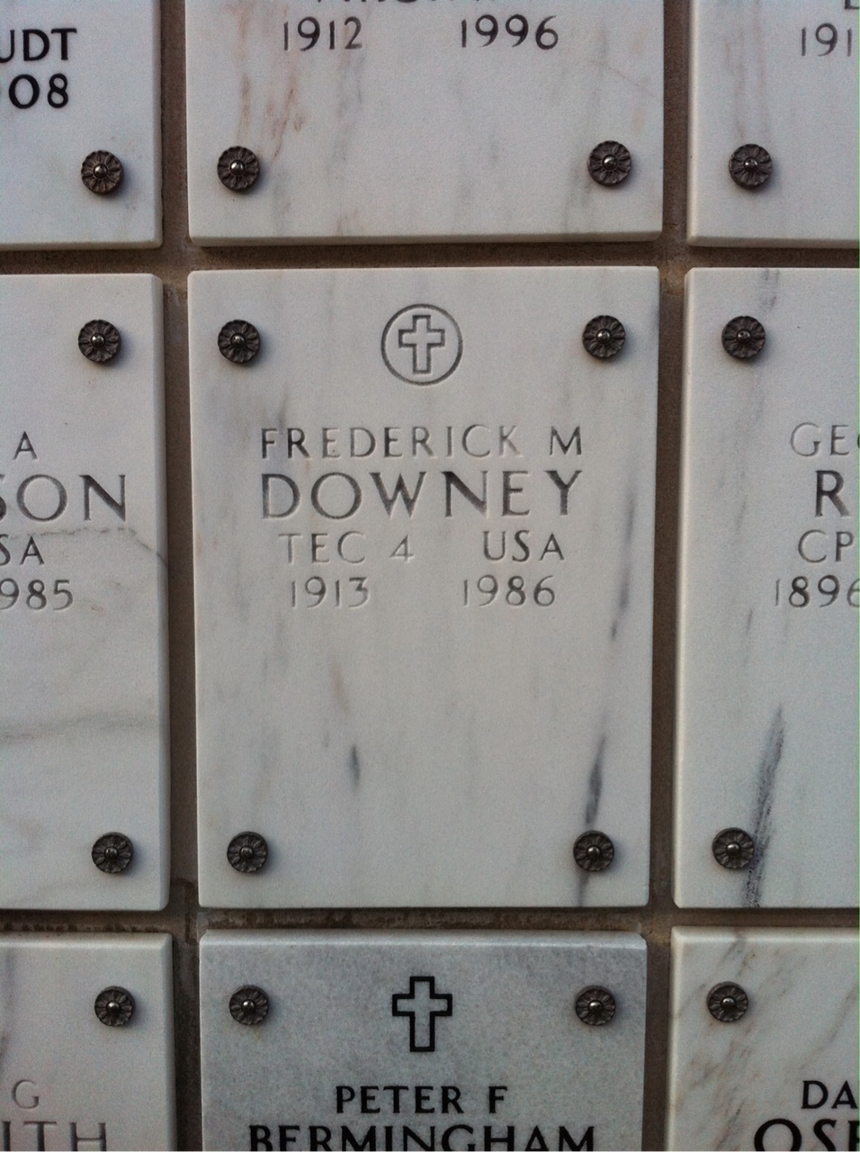 Frederick M Downey