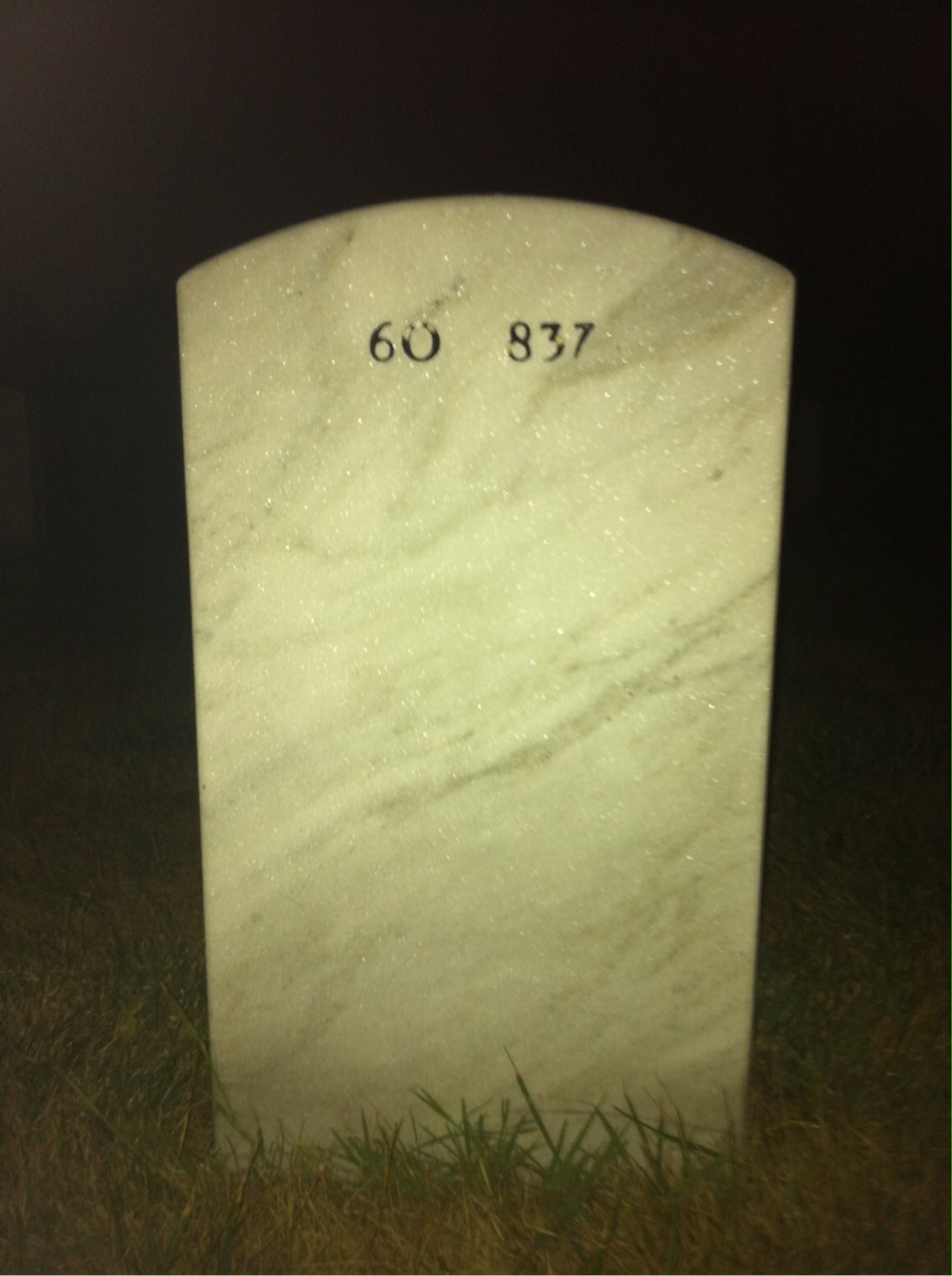 Back of headstone — William Schell