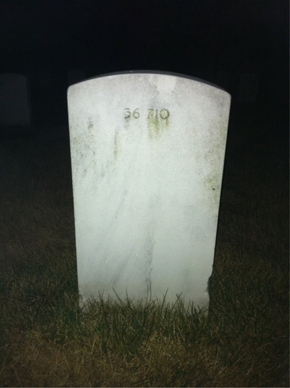 Back of headstone — Eva Bracey