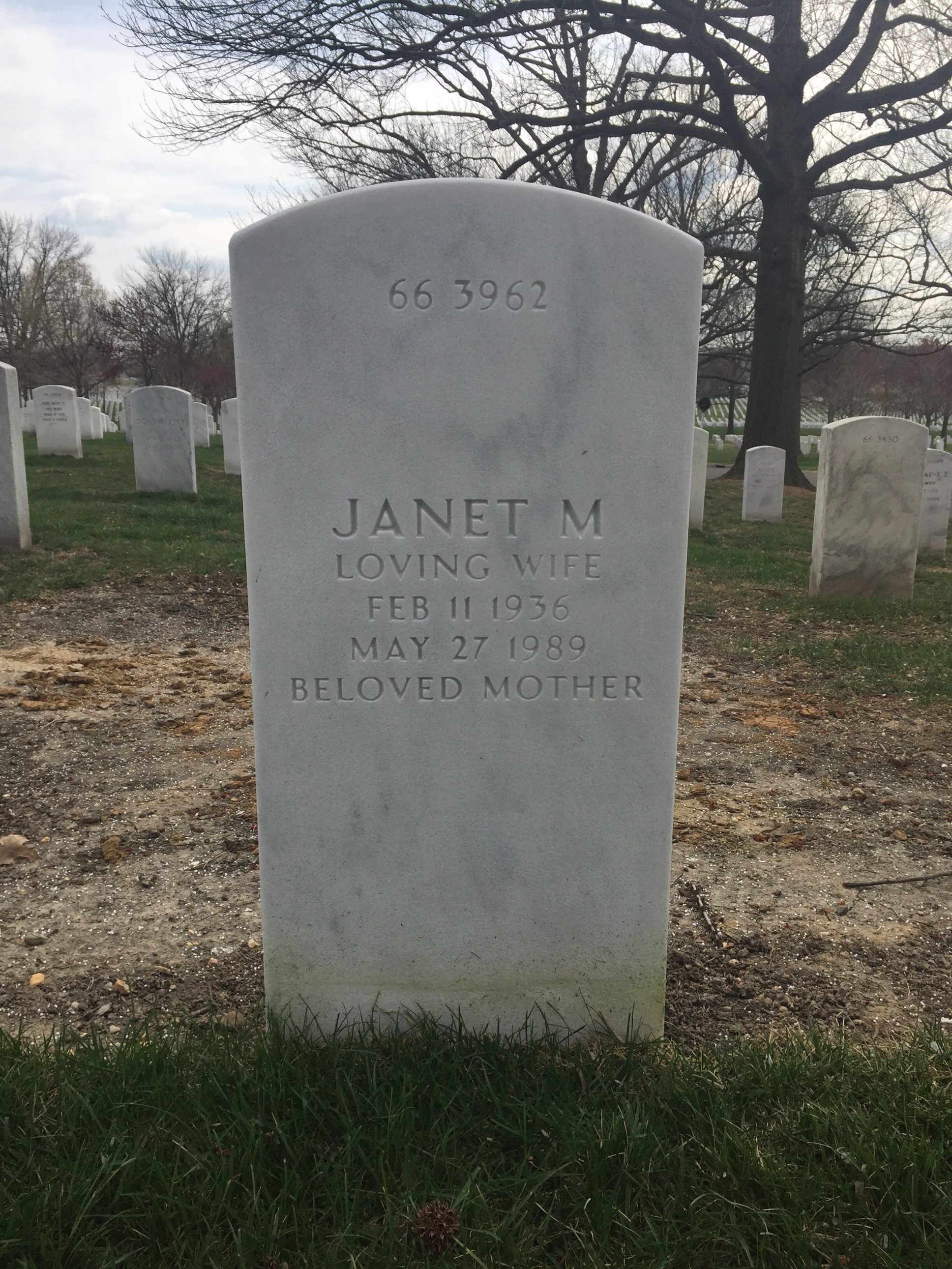 Back of headstone — Samuel Lee Sayers
