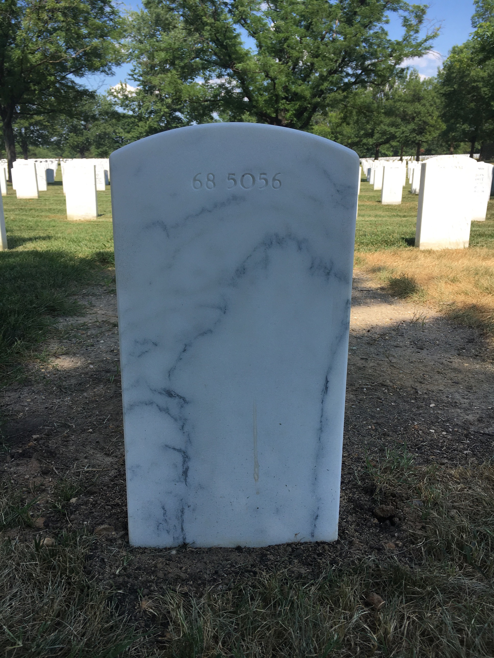 Back of headstone — Vaughn Robert Ross
