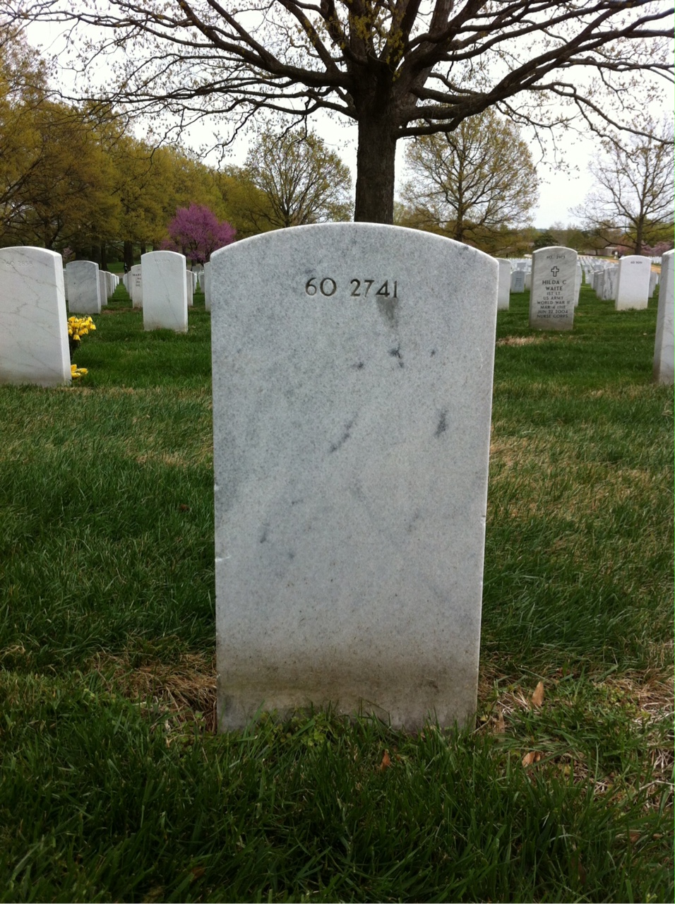 Back of headstone — Christopher Mosher
