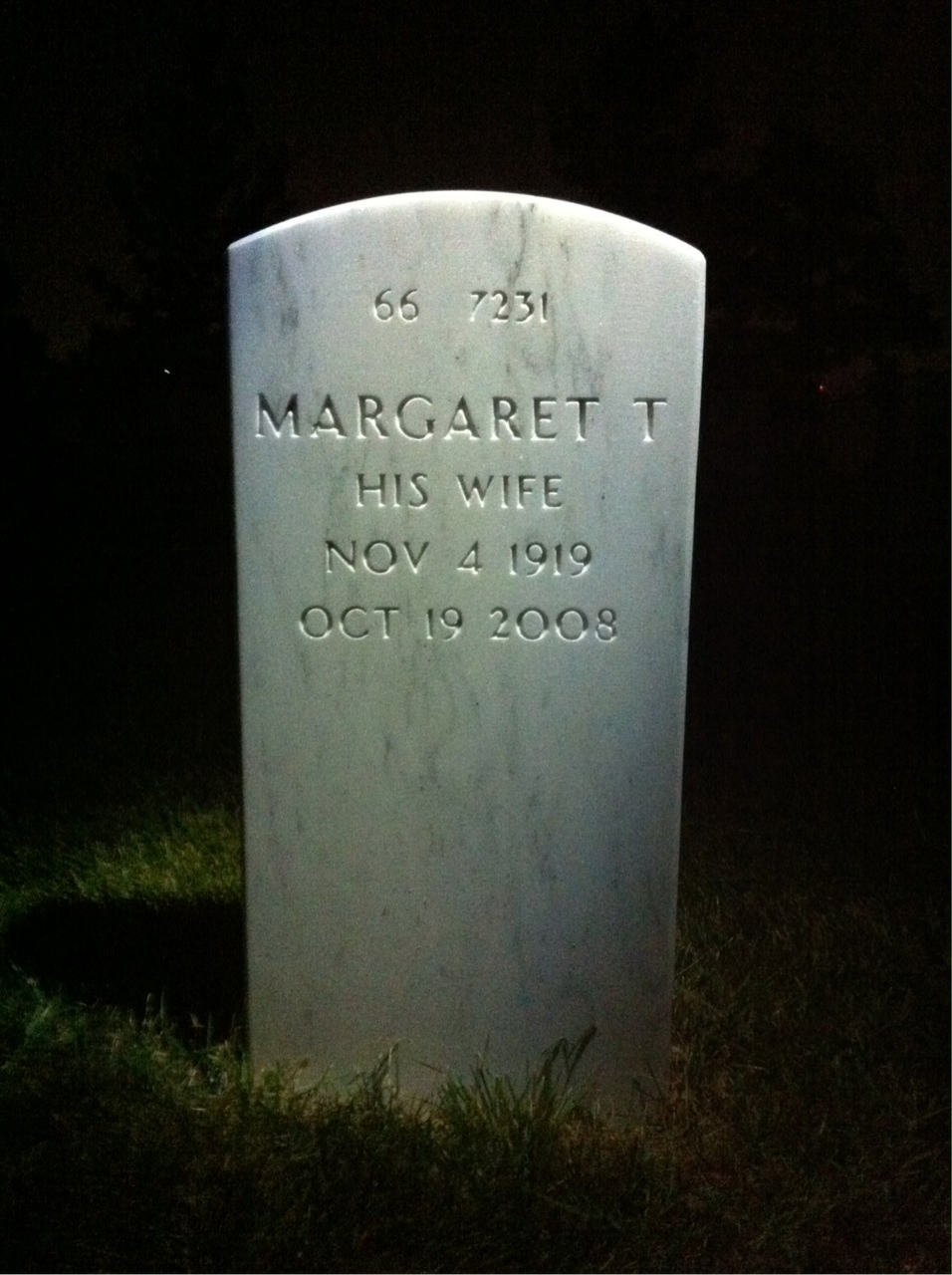 Back of headstone — Leonard Cordrey