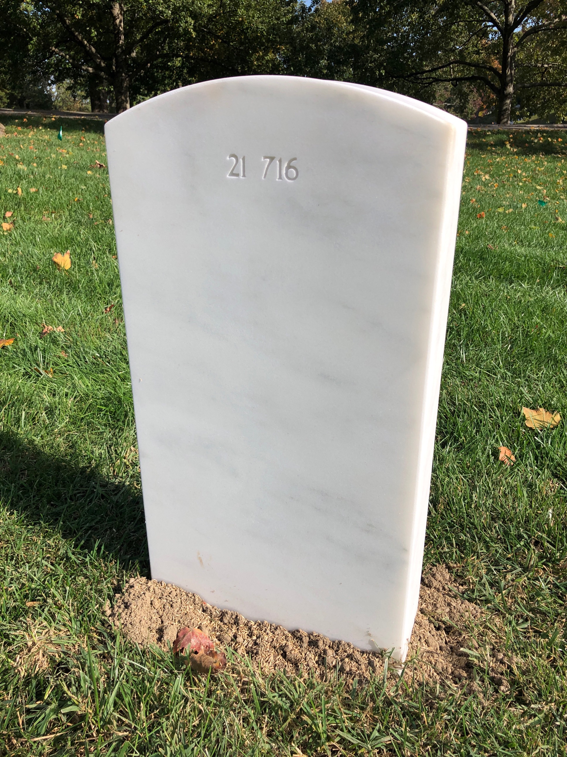 Back of headstone — Margaret Murphy