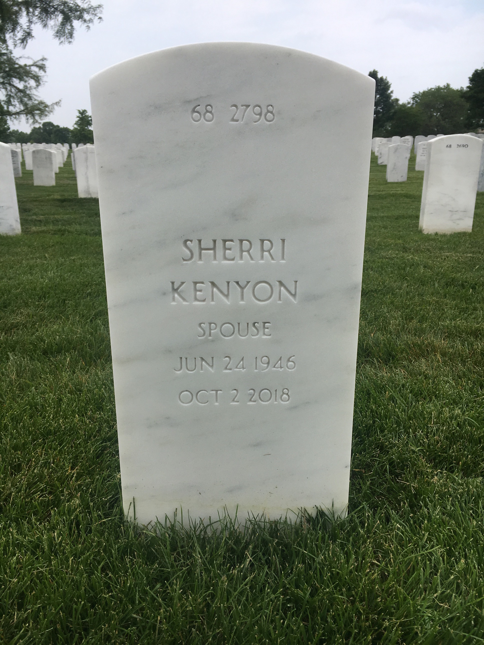 Back of headstone — William Henderson