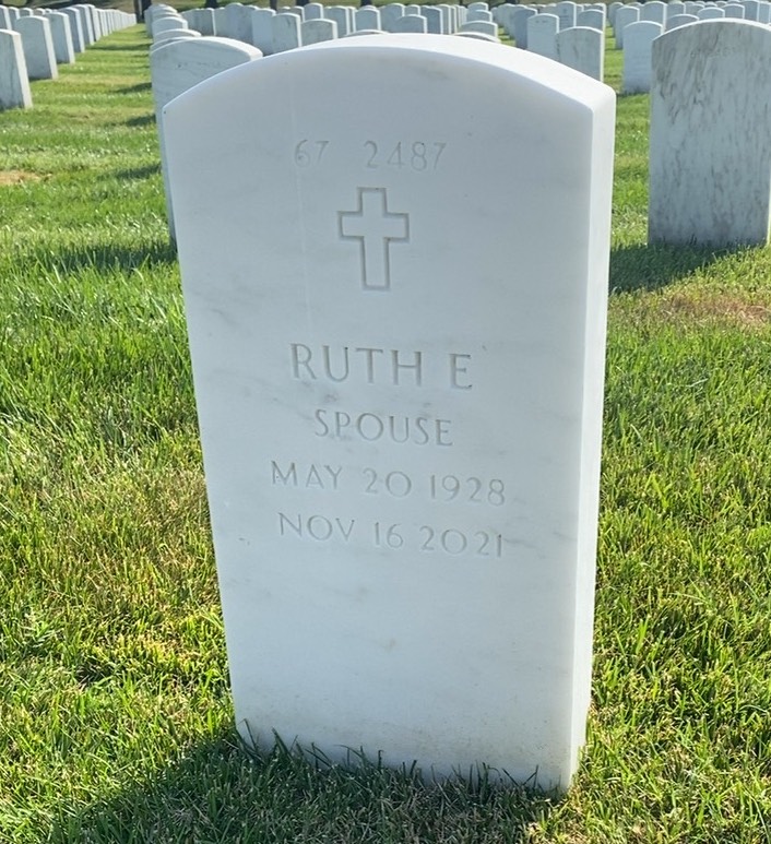 Back of headstone — Stanley Aaron