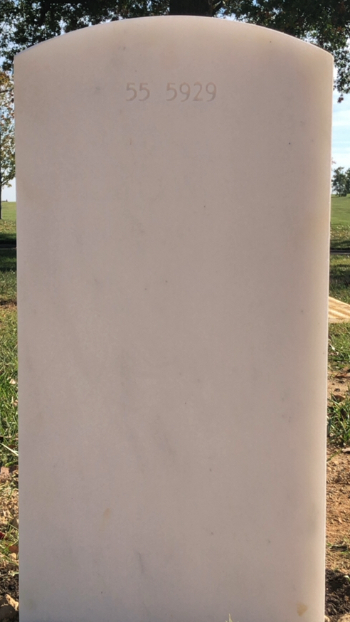 Back of headstone — Johnathan Moen