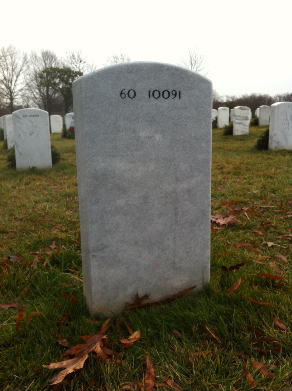 Back of headstone — Scott Eugene Pruitt