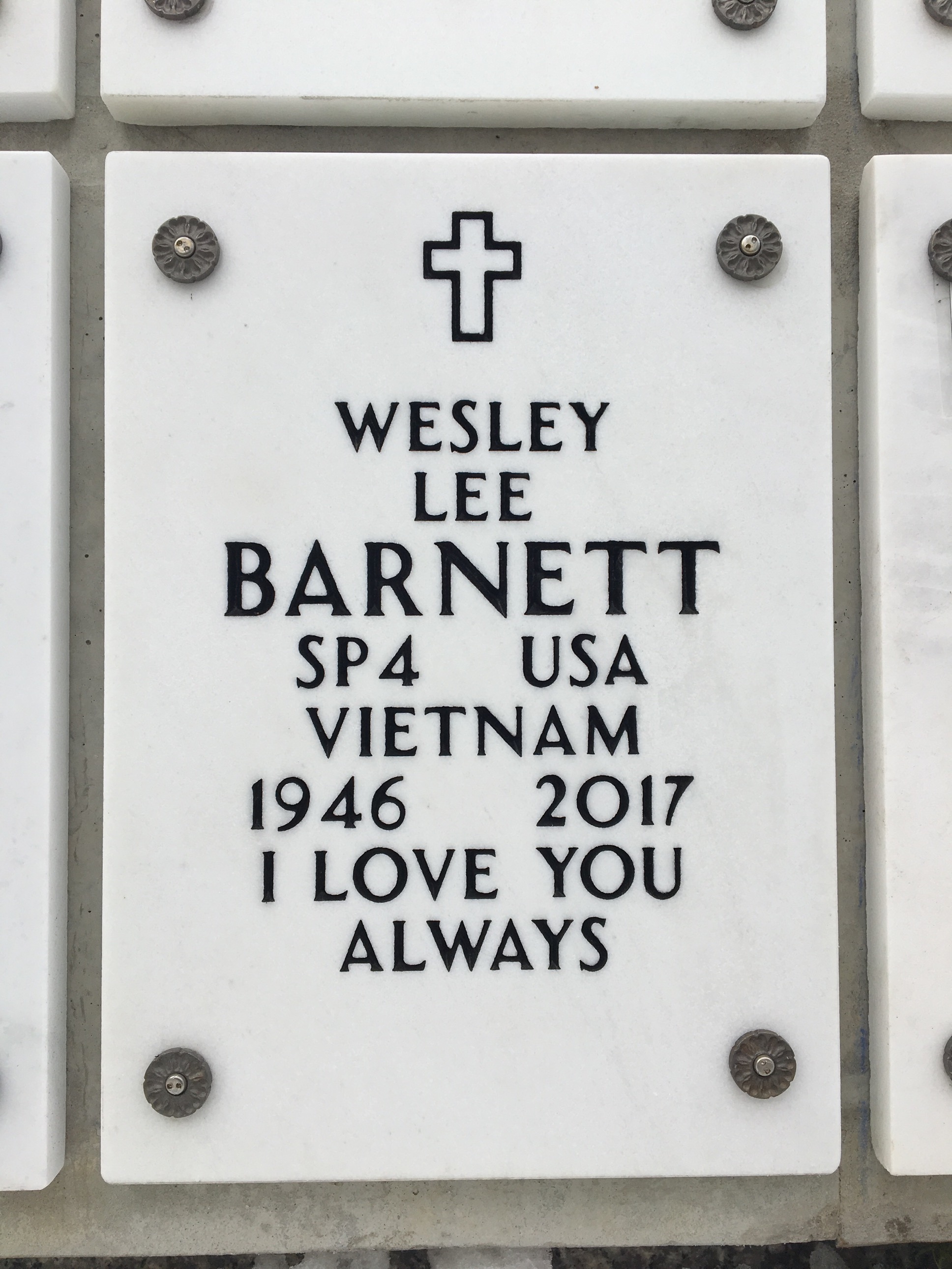 Wesley L Barnett
