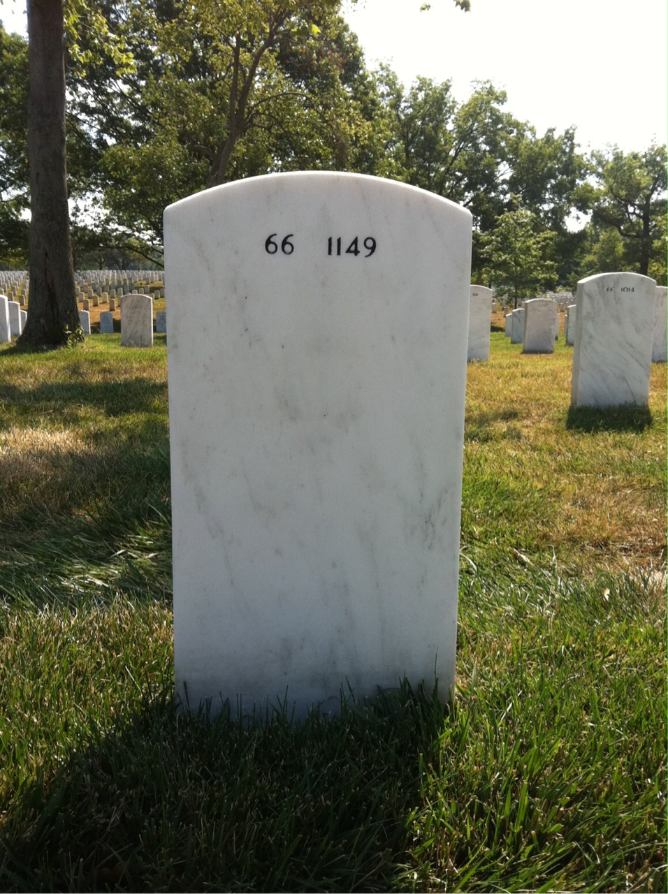 Back of headstone — Christopher Rak