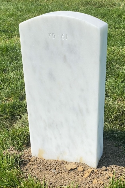 Back of headstone — Thomas Murphy