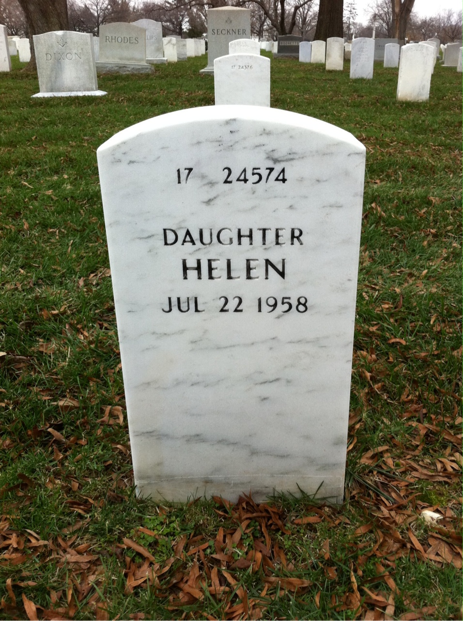 Back of headstone — David Foggo