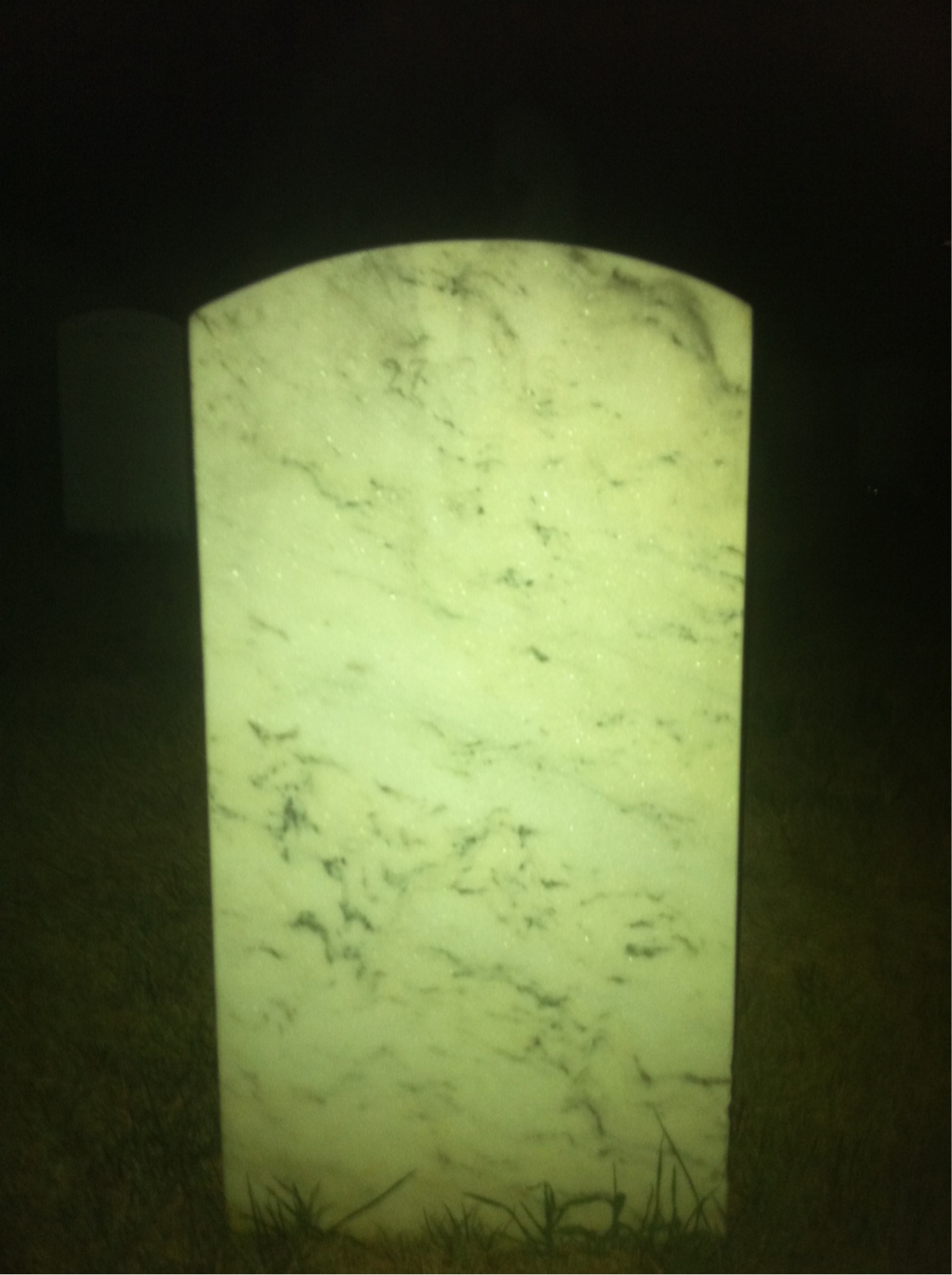 Back of headstone — Frank Murray