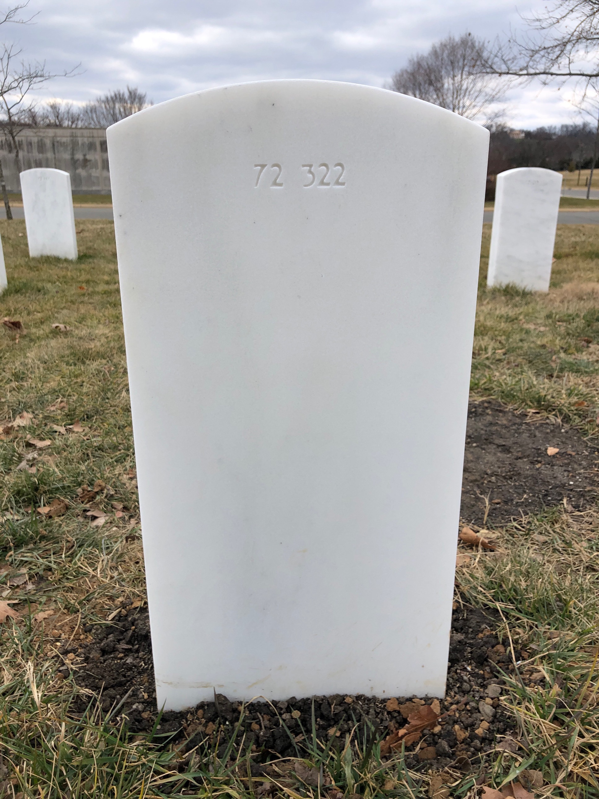 Back of headstone — Michael Bailey