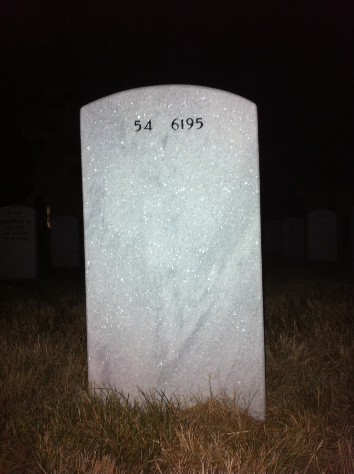 Back of headstone — Frank Hollenbach