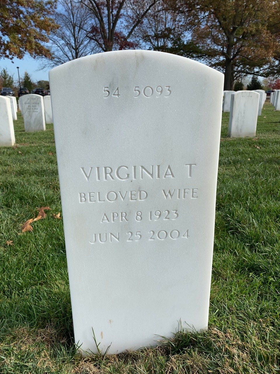 Back of headstone — John Hughes