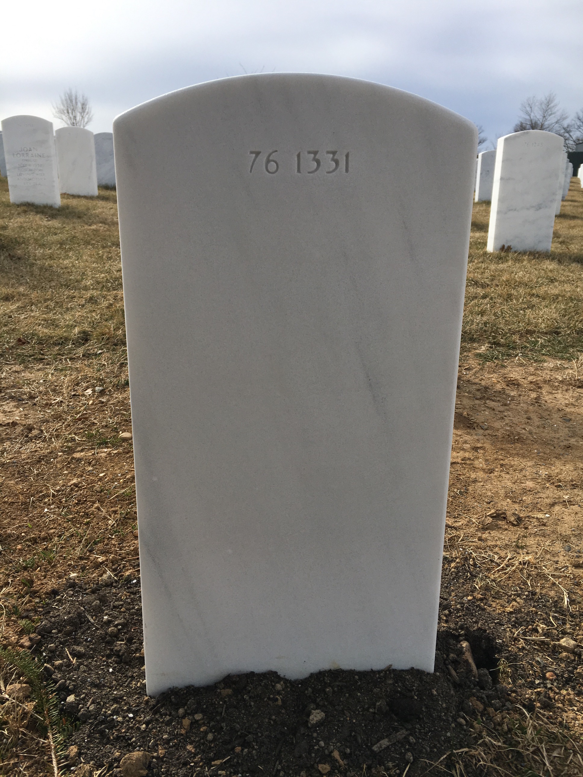 Back of headstone — Robert Molder