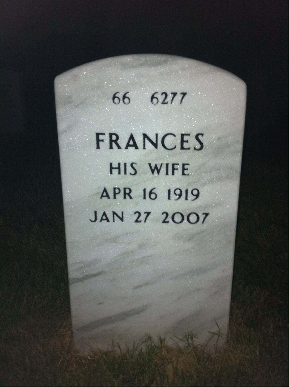 Back of headstone — Max Goldman