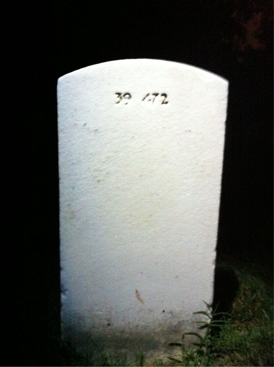 Back of headstone — Joseph Arnaud