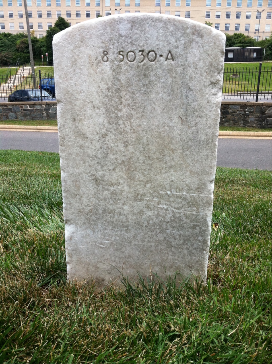 Back of headstone — Robert R Nelson