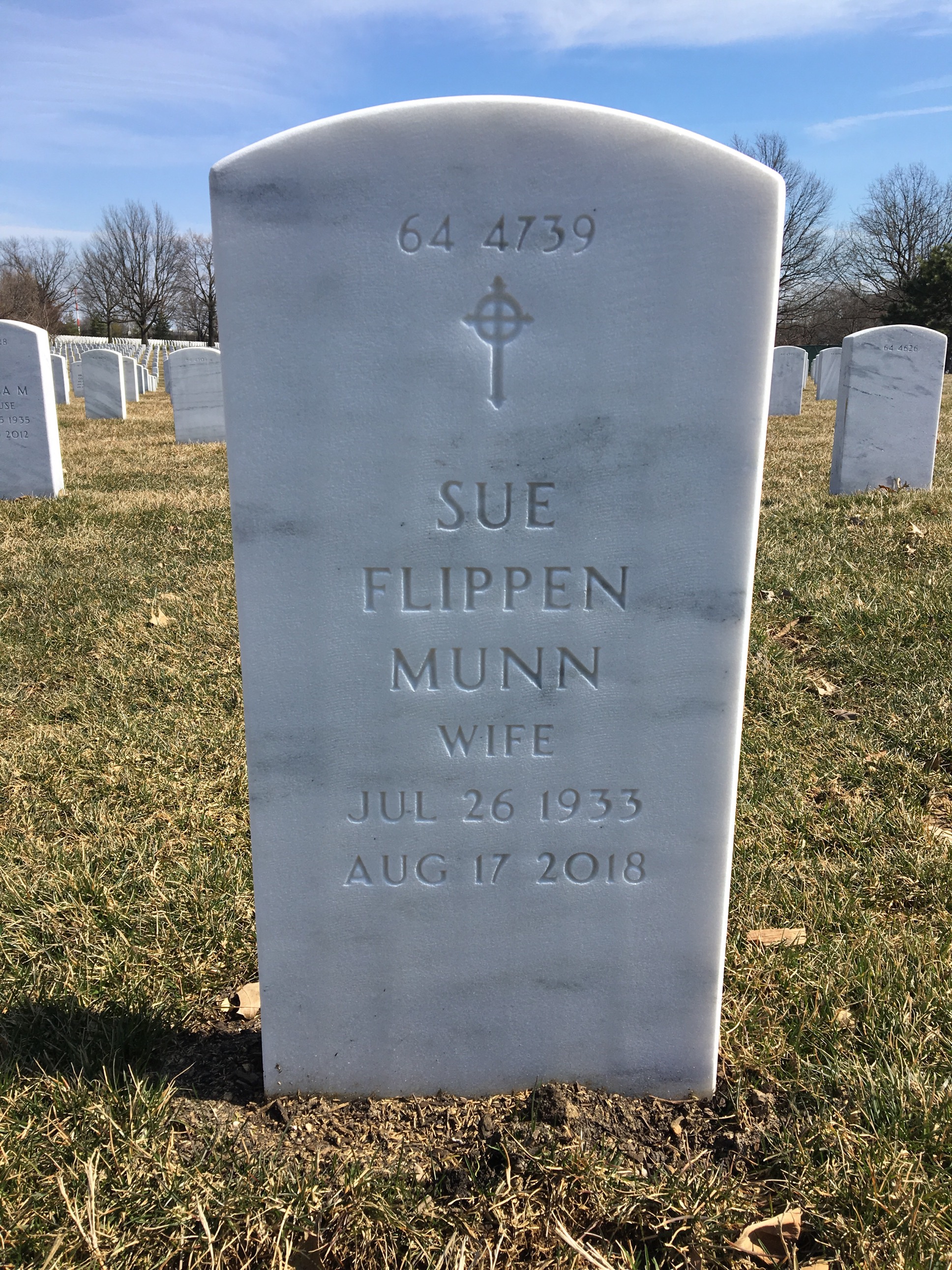 Back of headstone — Robert Munn