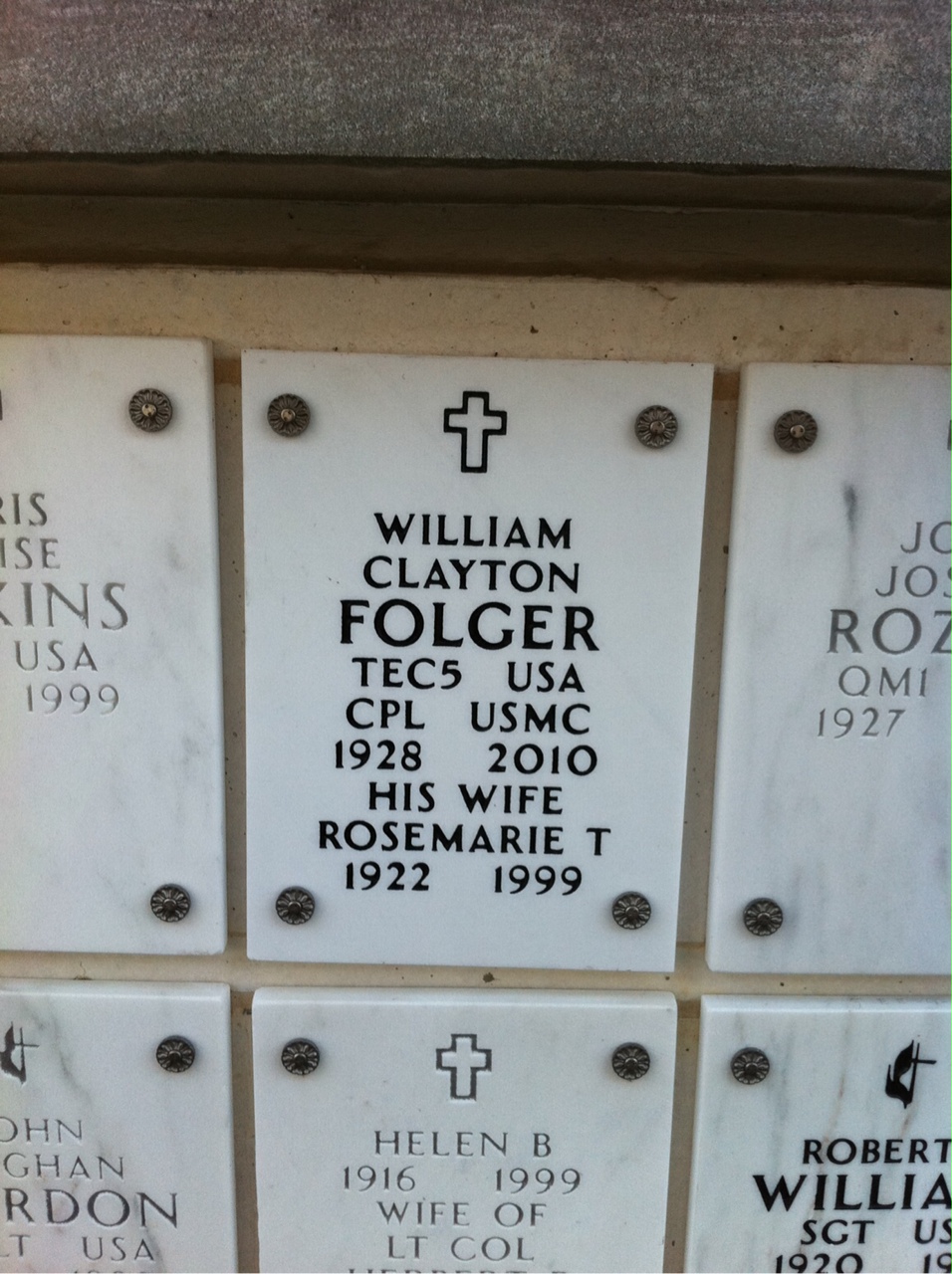 William C Folger
