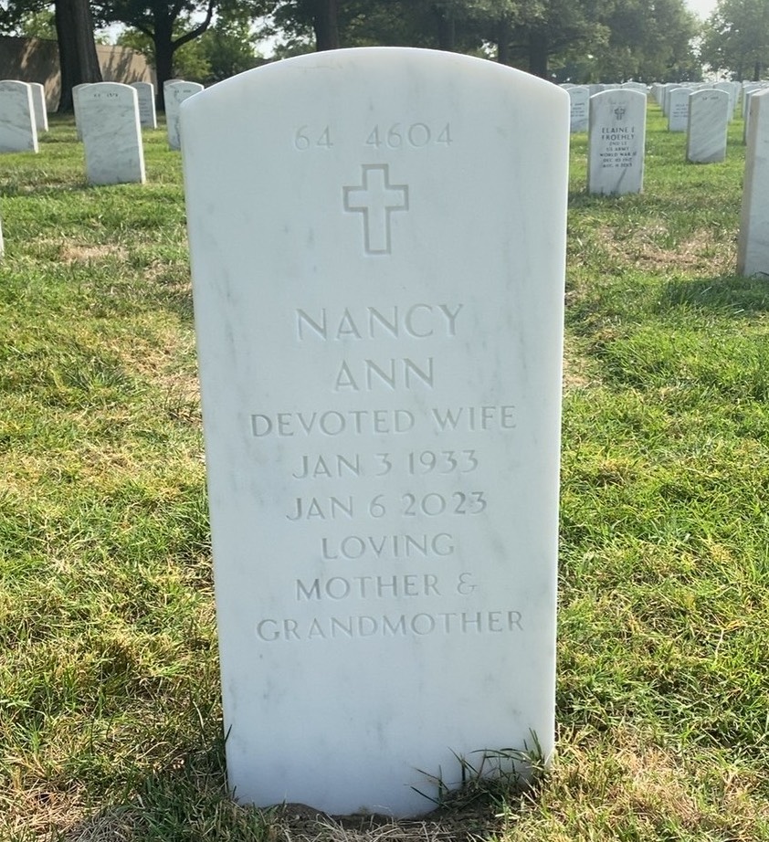 Back of headstone — David Mccurley