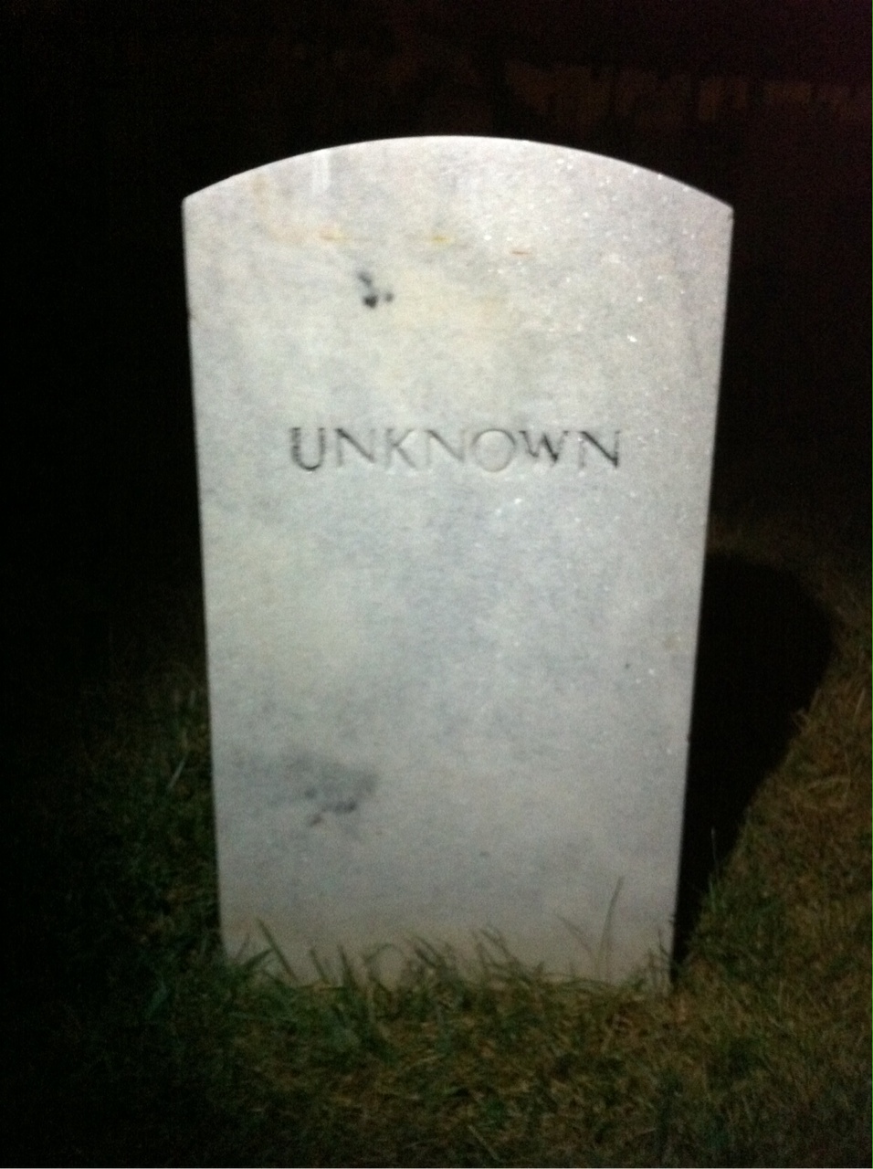 Headstone of Unknown Unknown