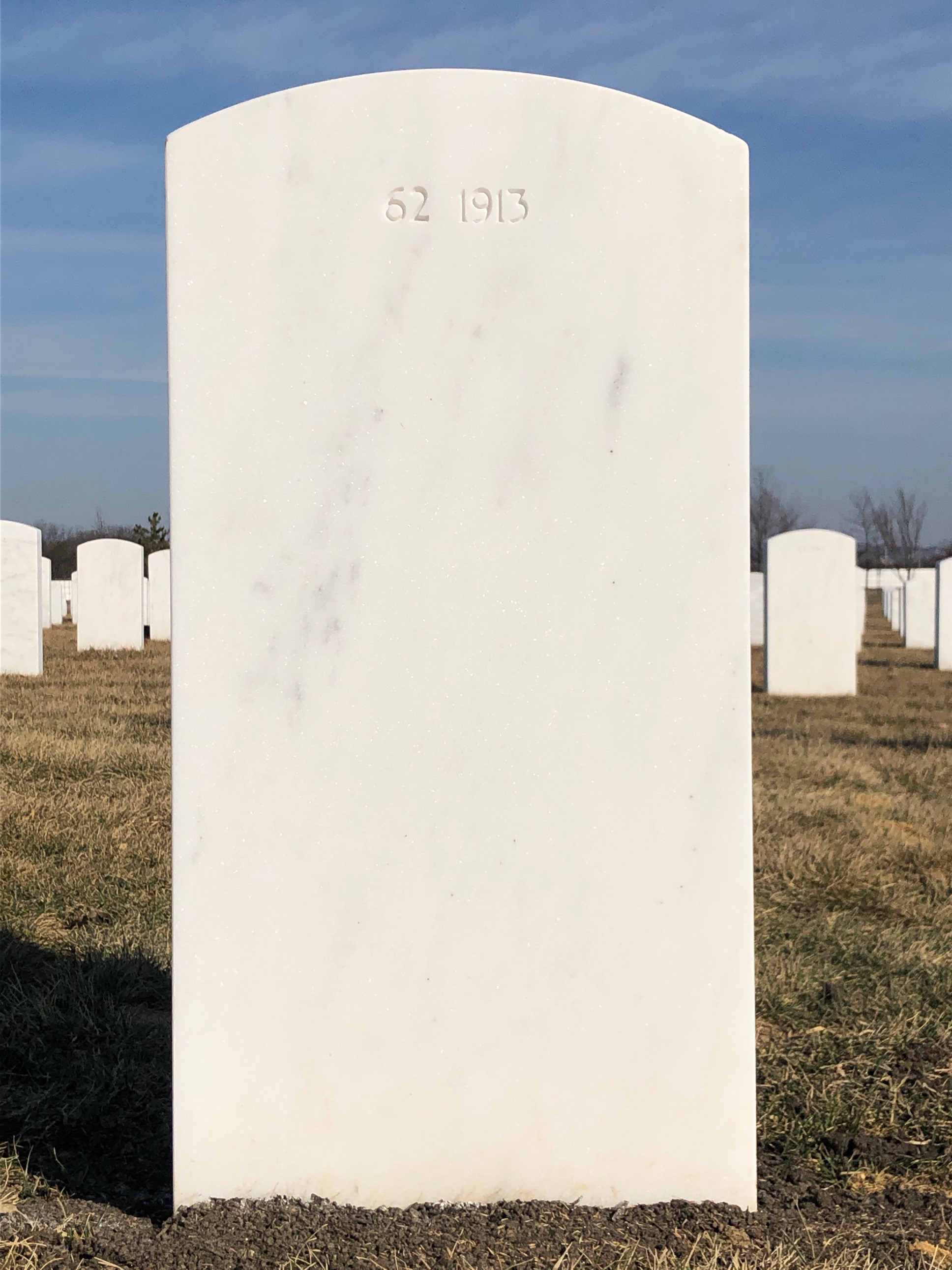 Back of headstone — William Wallace Lindsay