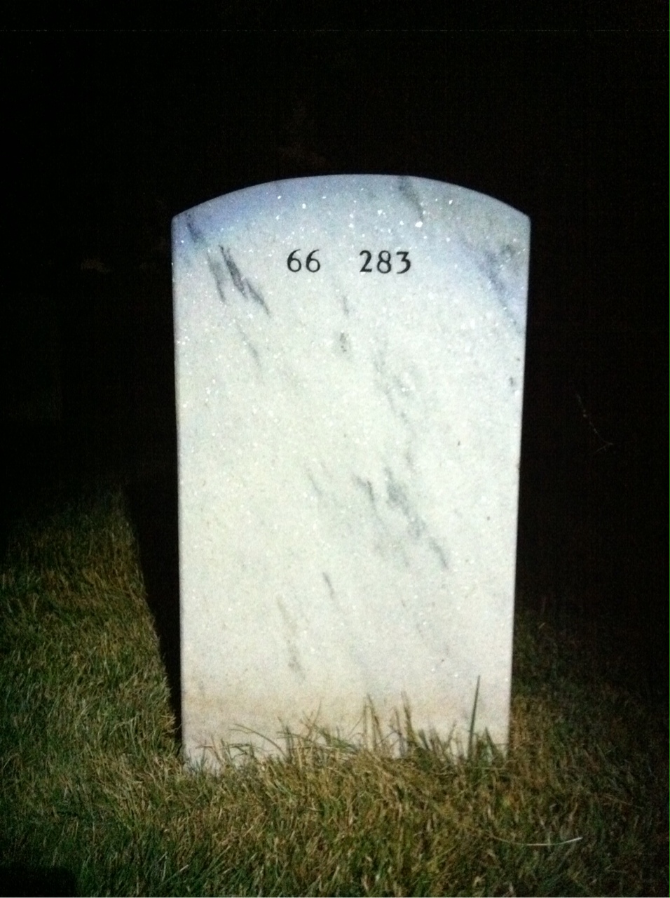 Back of headstone — Kaye Kause