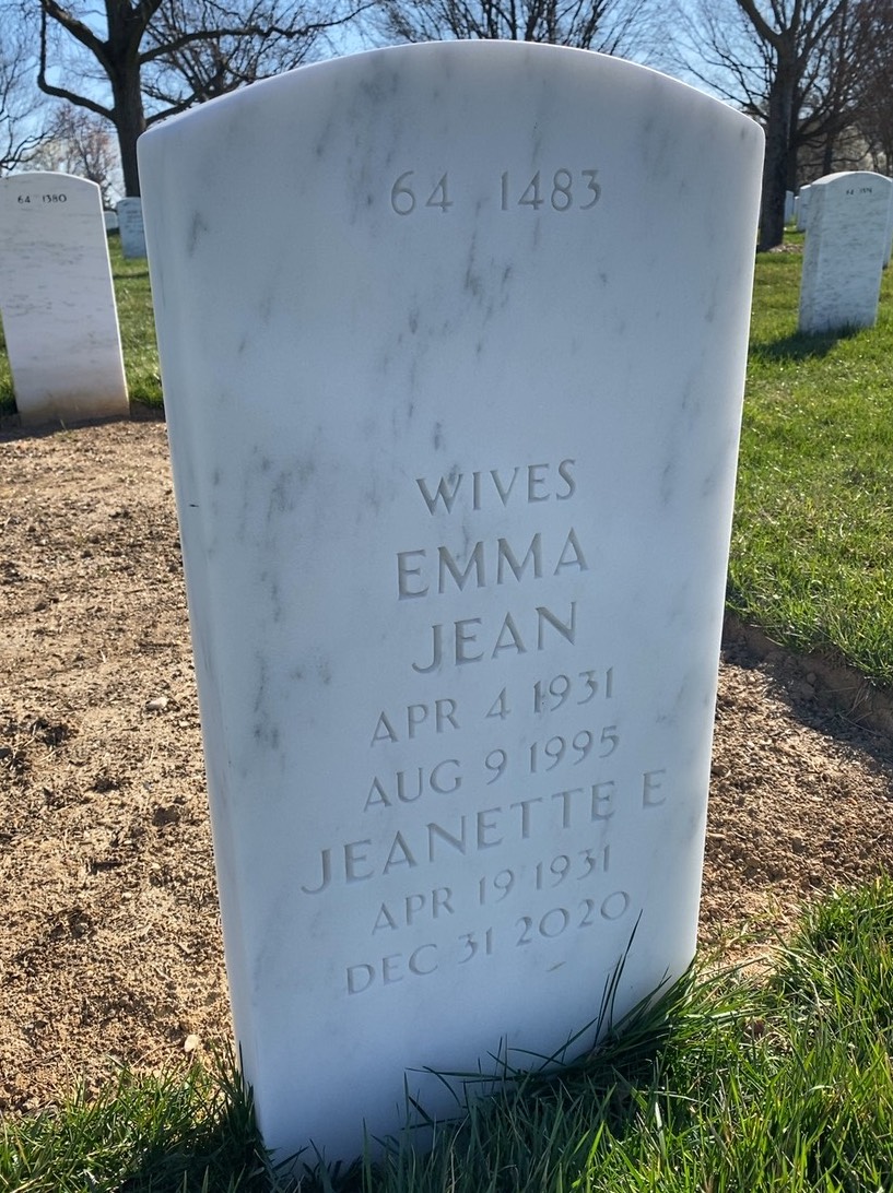 Back of headstone — Richard Murray