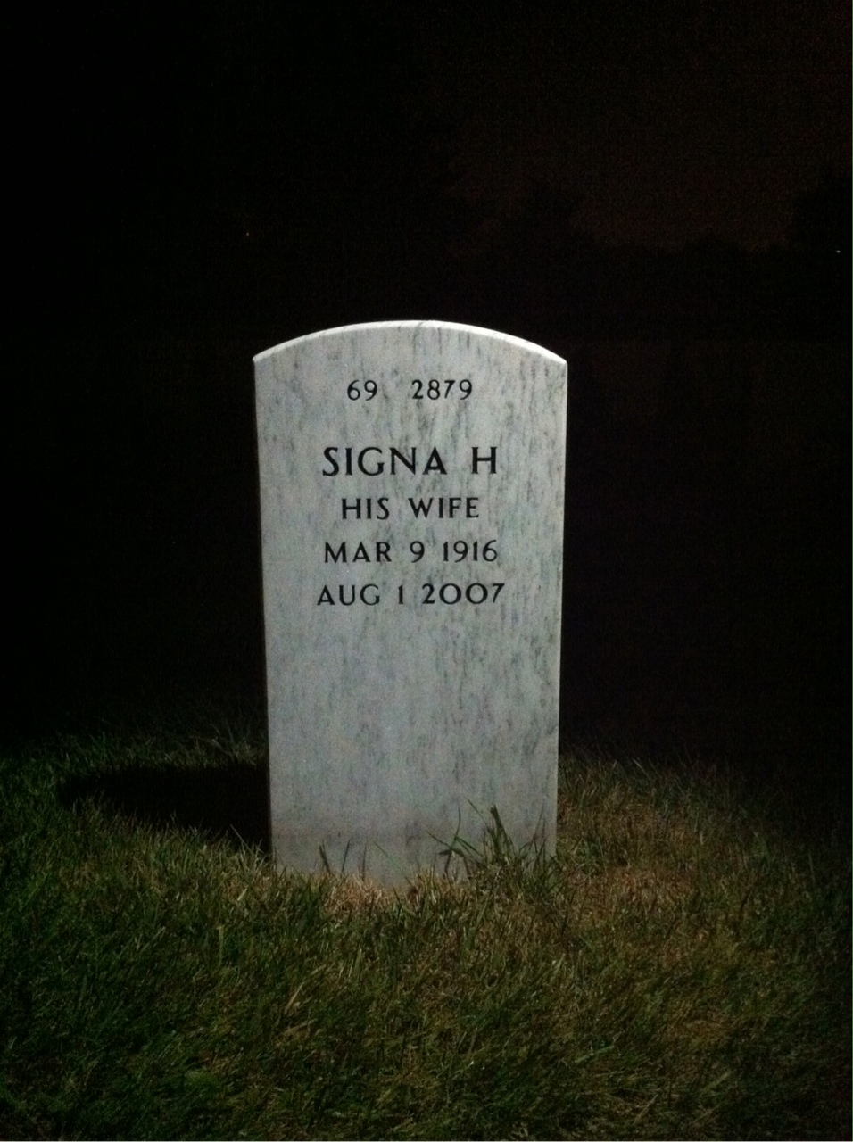 Back of headstone — Robert Chew